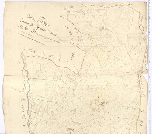 Varennes-Saint-Honorat - Section A 1, feuille 1