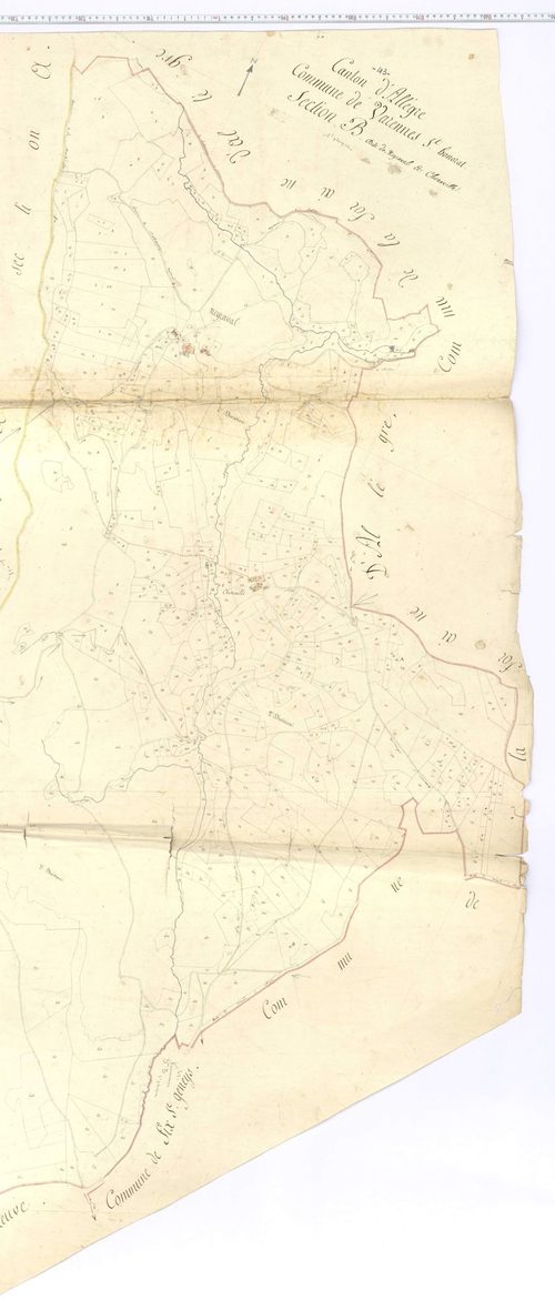 Varennes-Saint-Honorat - Section B 1, feuille 2