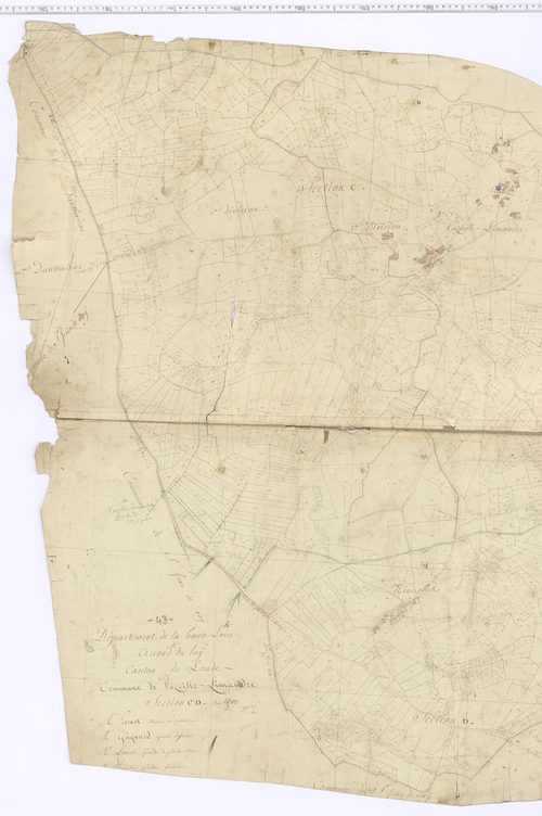Vazeilles-Limandre - Sections C et D, feuille 1