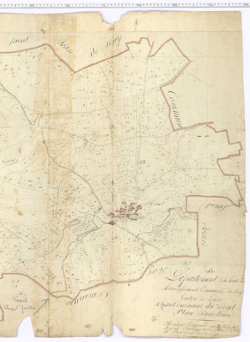 Le Vernet - Section A u, feuille 2