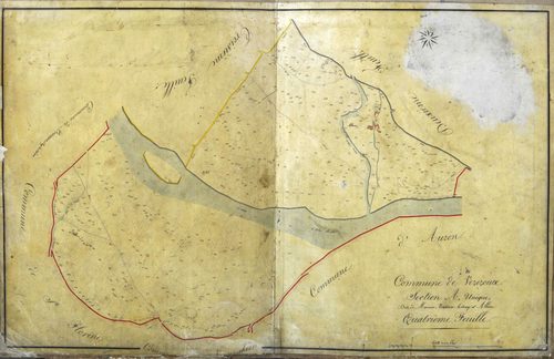 Vézézoux - Section A, feuille 4