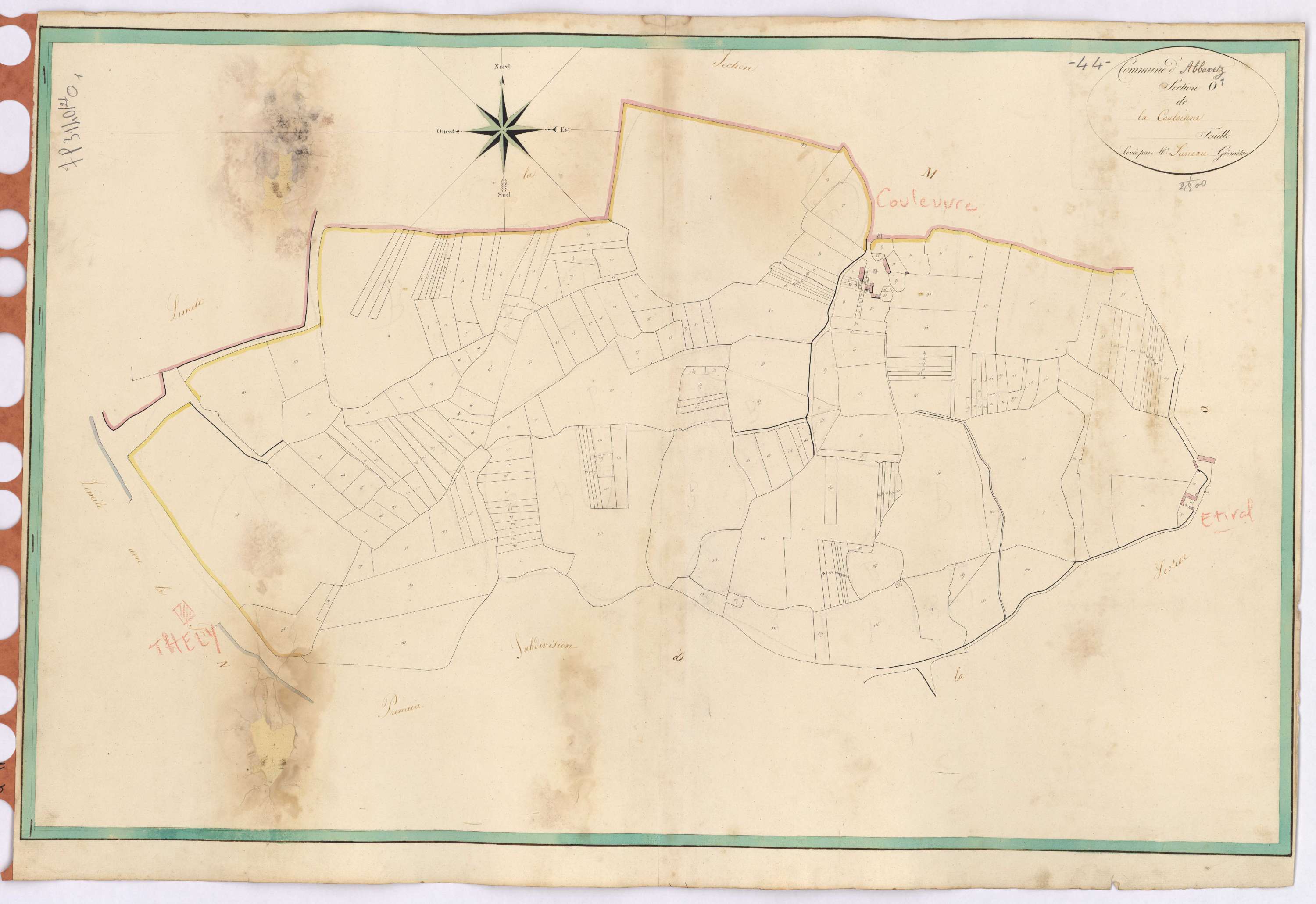 Abbaretz - Section O1 Coulouine (section de)