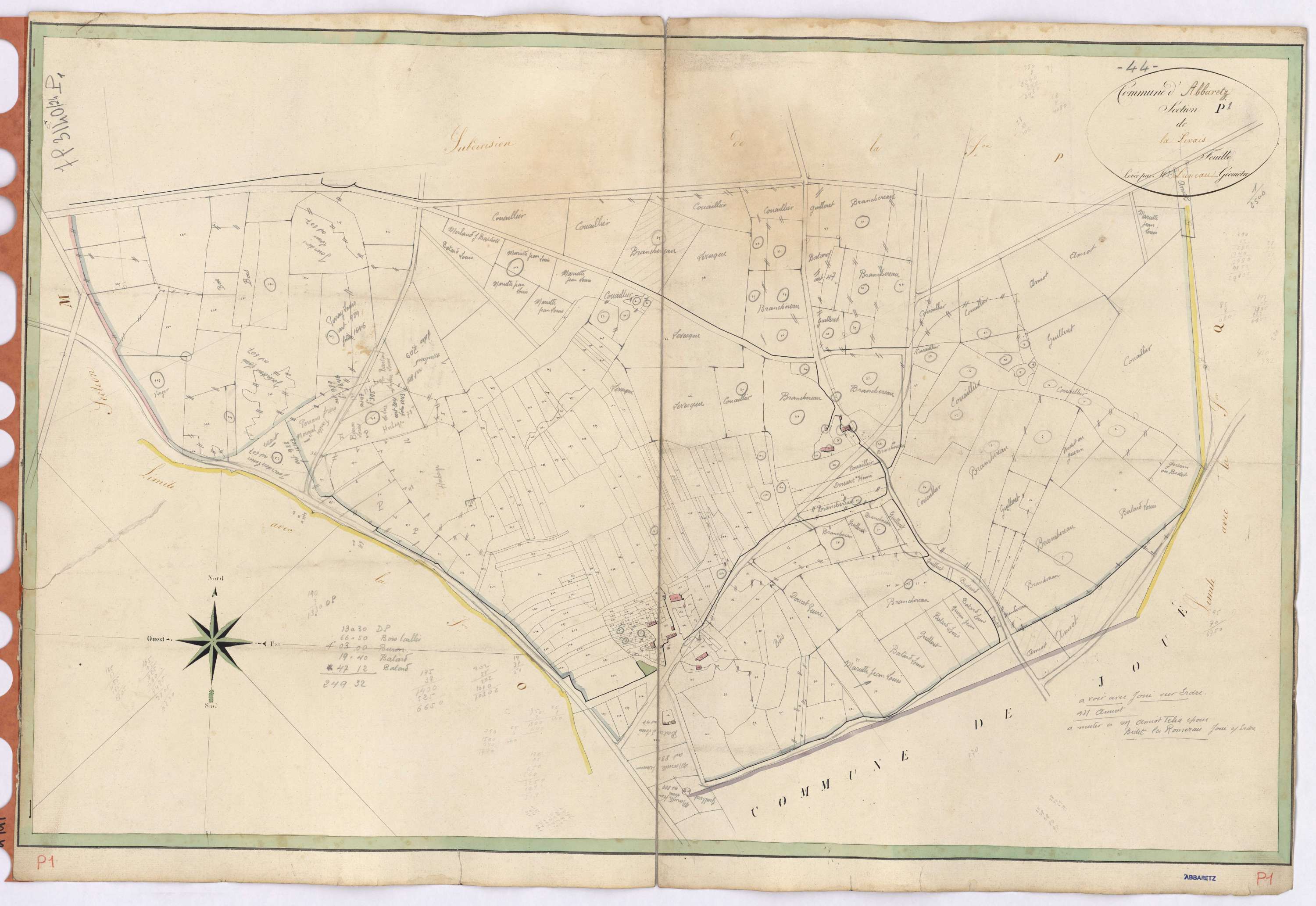 Abbaretz - Section P1 Lirais (section de La)