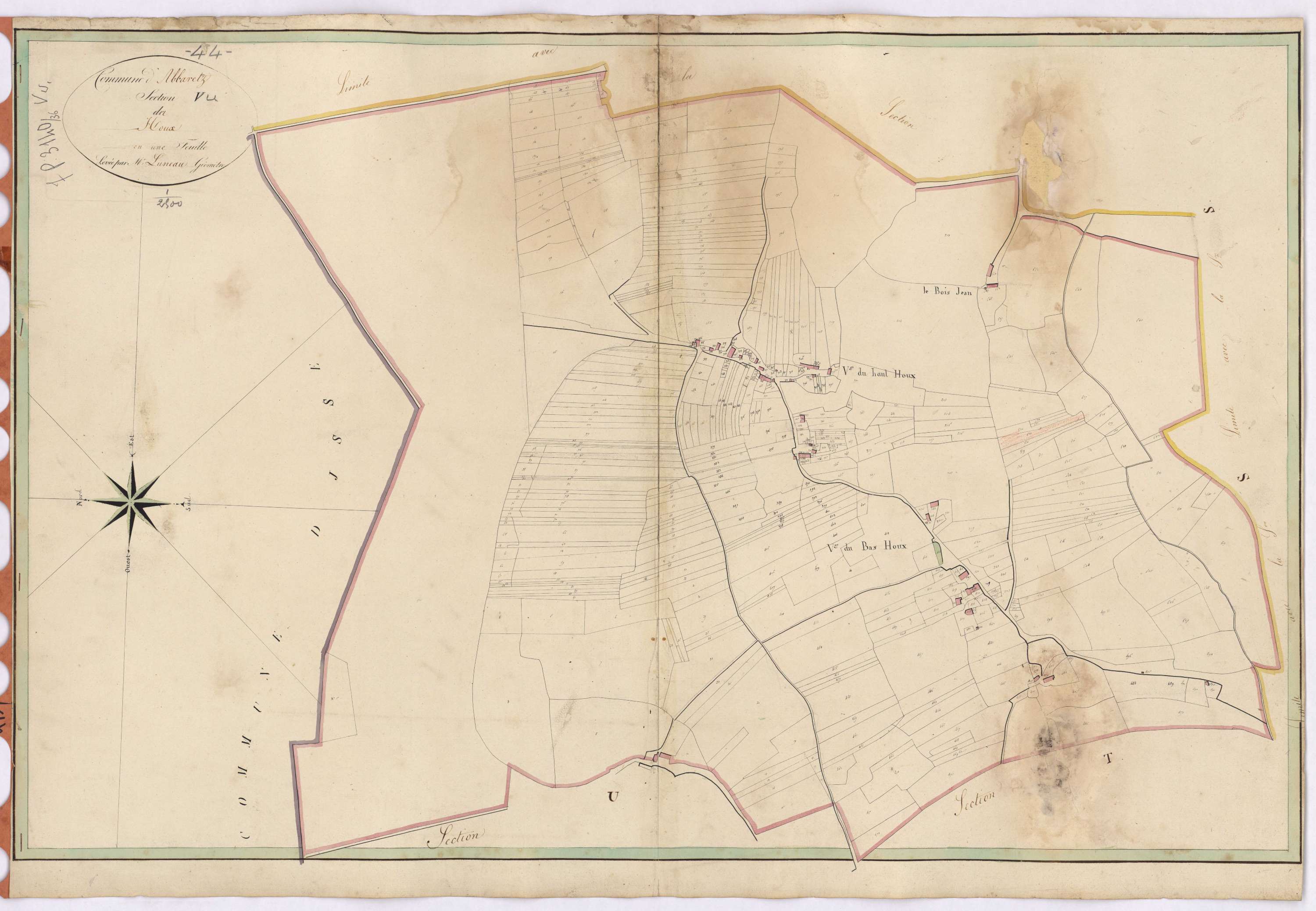 Abbaretz - Section V Houx (section du)