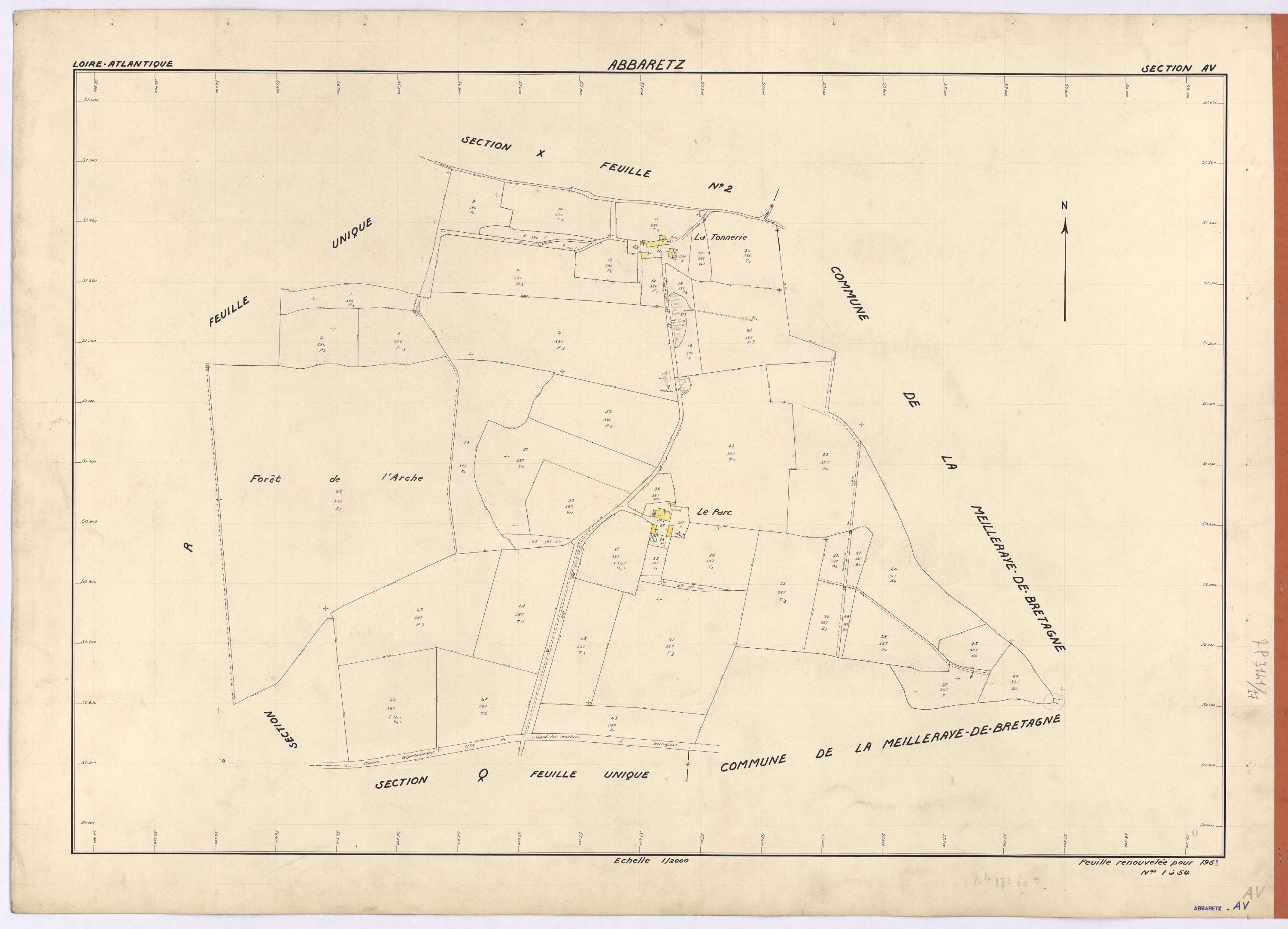 Abbaretz - Section AV 1-54