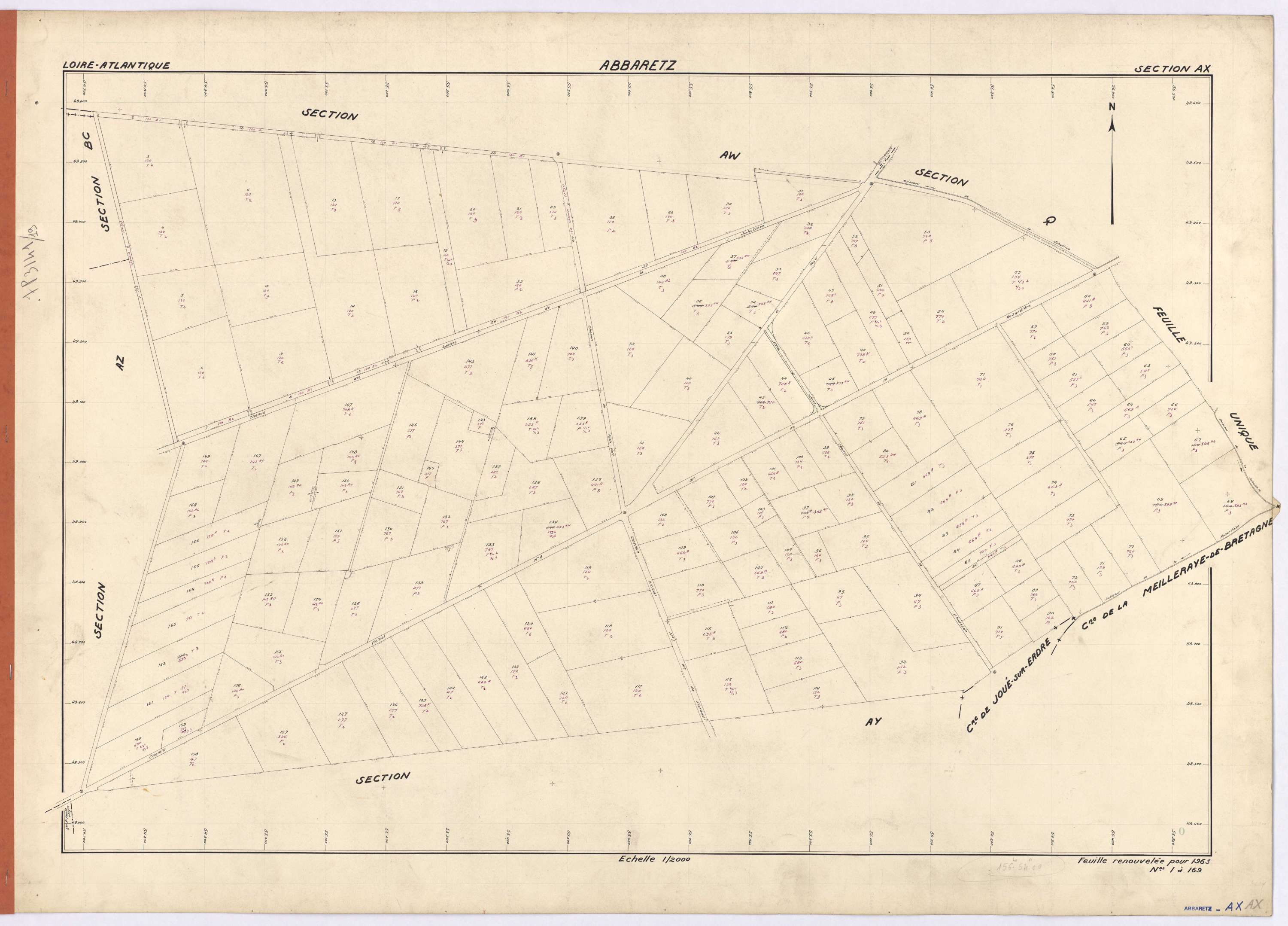 Abbaretz - Section AX 1-169
