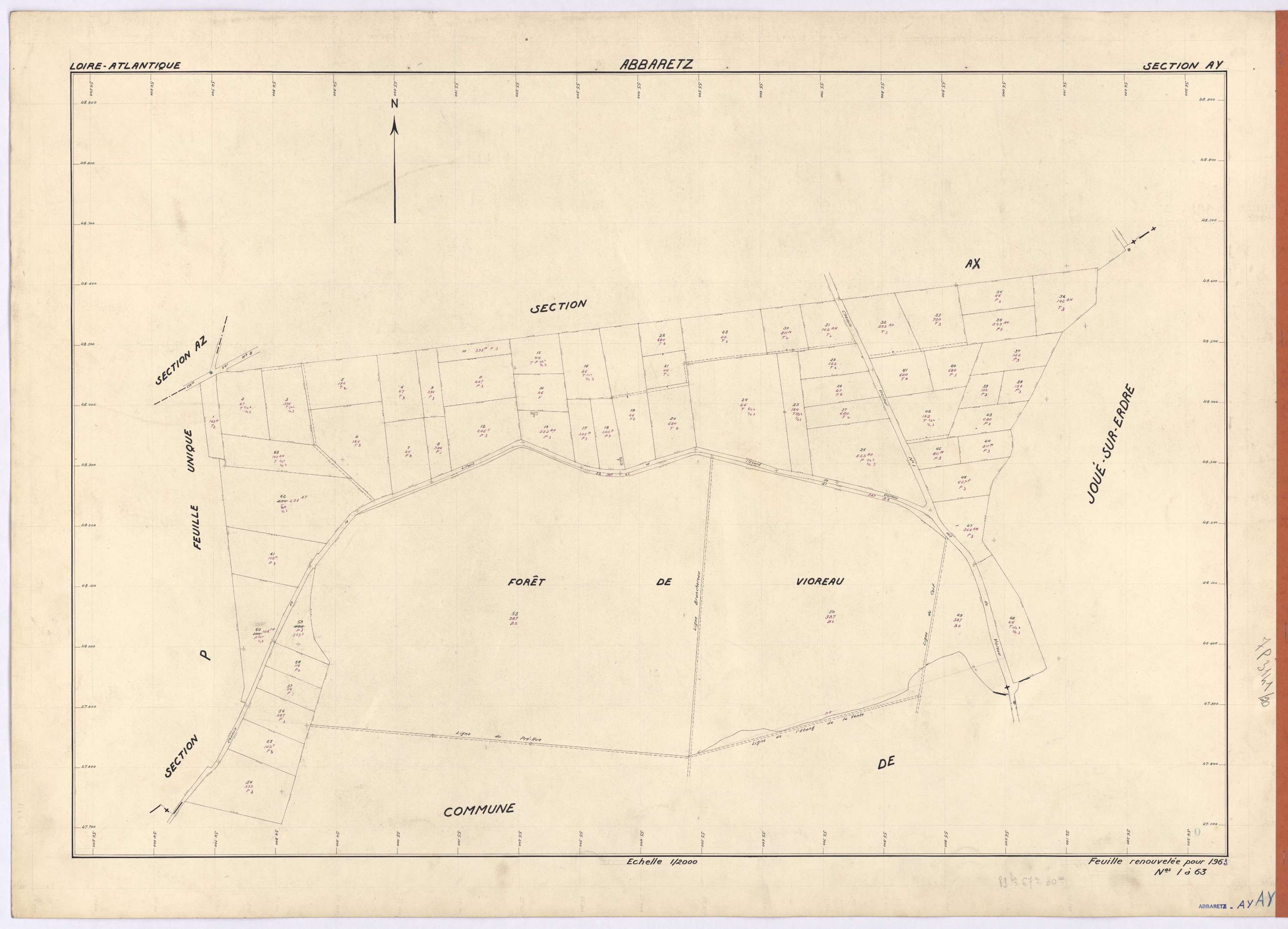Abbaretz - Section AY 1-63