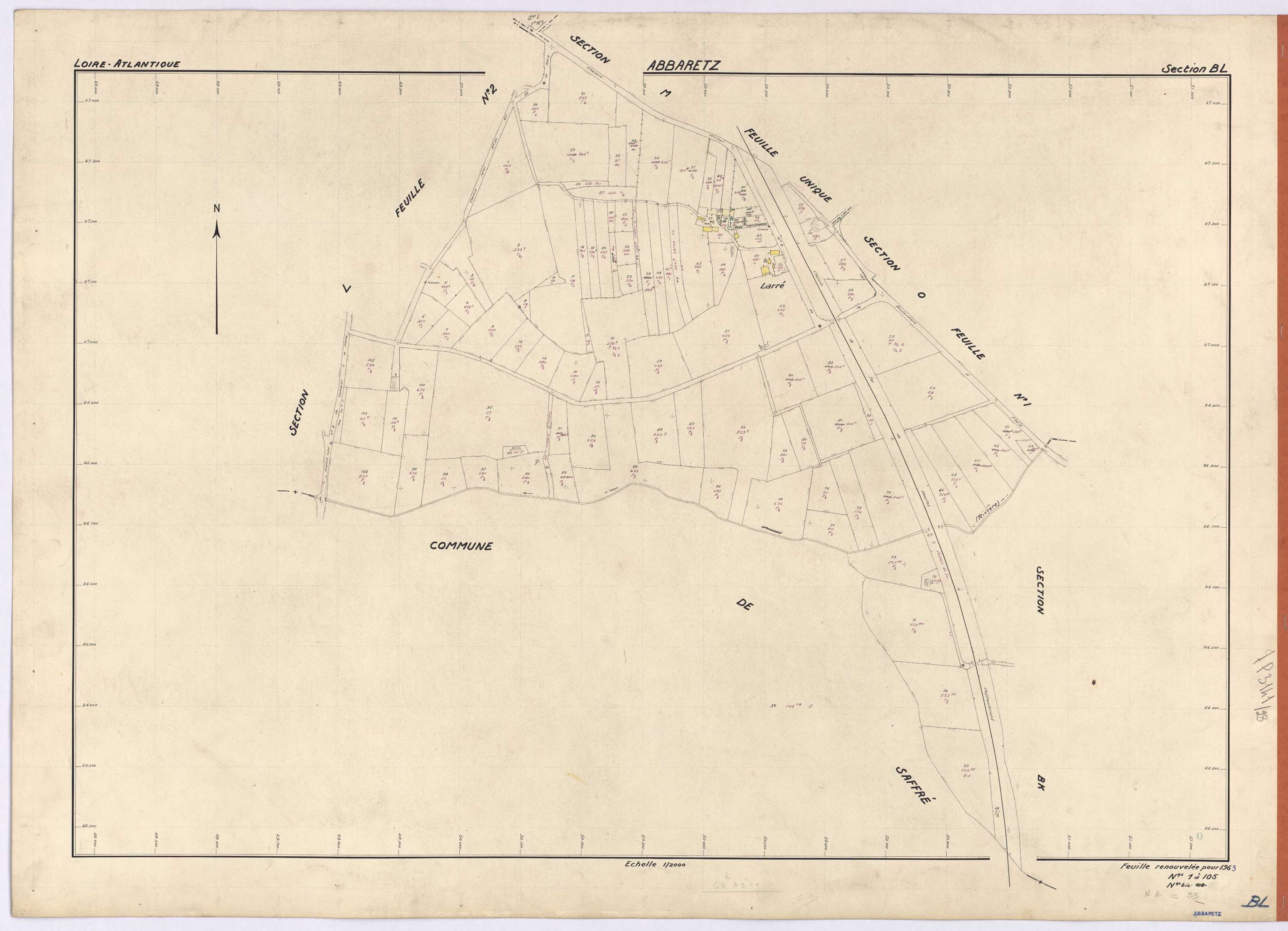 Abbaretz - Section BL 1-105