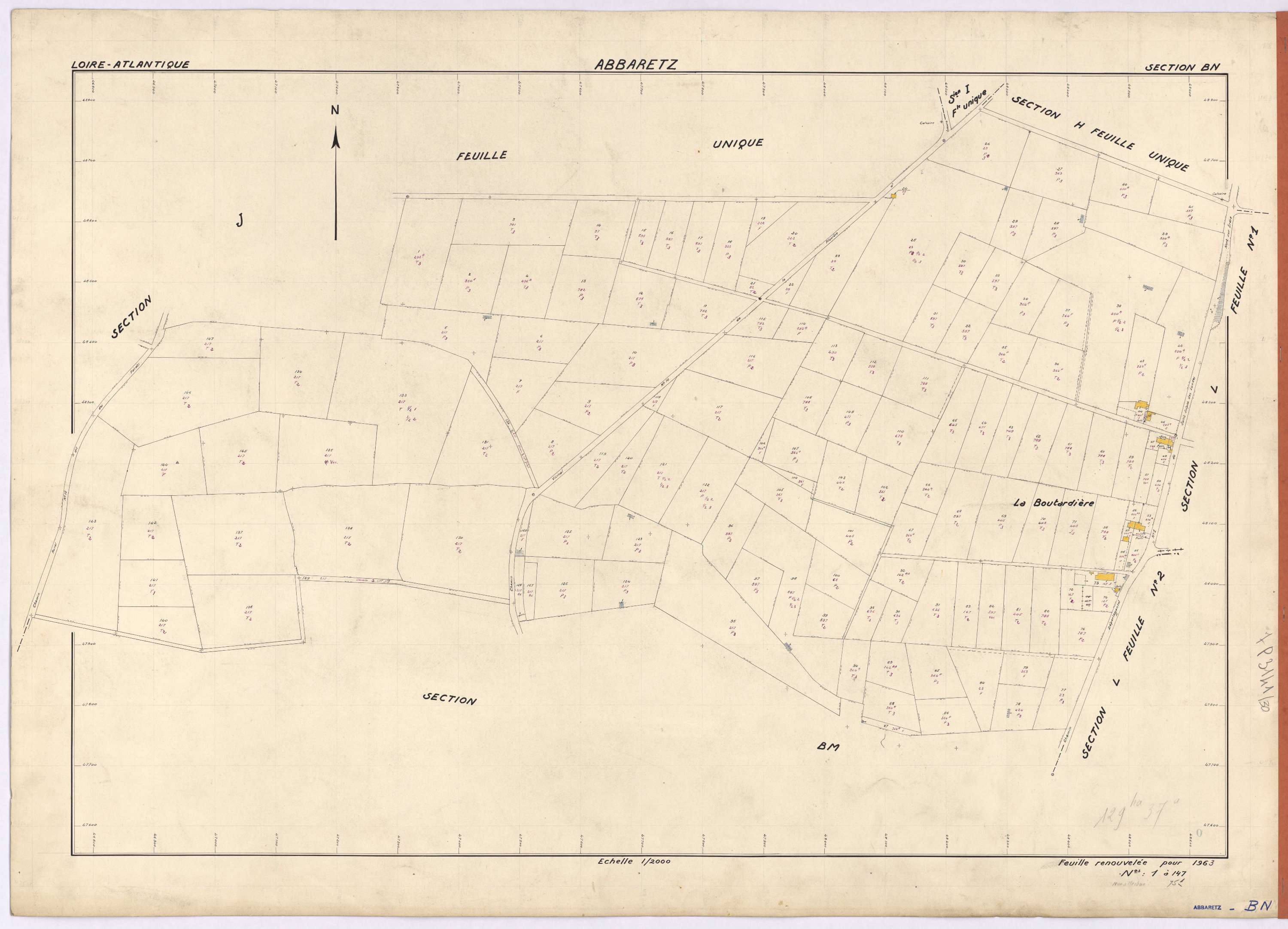 Abbaretz - Section BN 1-147