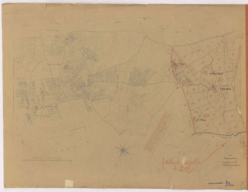 Aigrefeuille-sur-Maine - Section B22 Bourg (section du) ; 609-711
