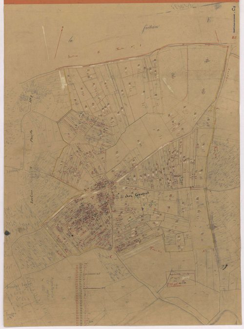 Aigrefeuille-sur-Maine - Section C2 Chez Gautret (section de) ; 362-684