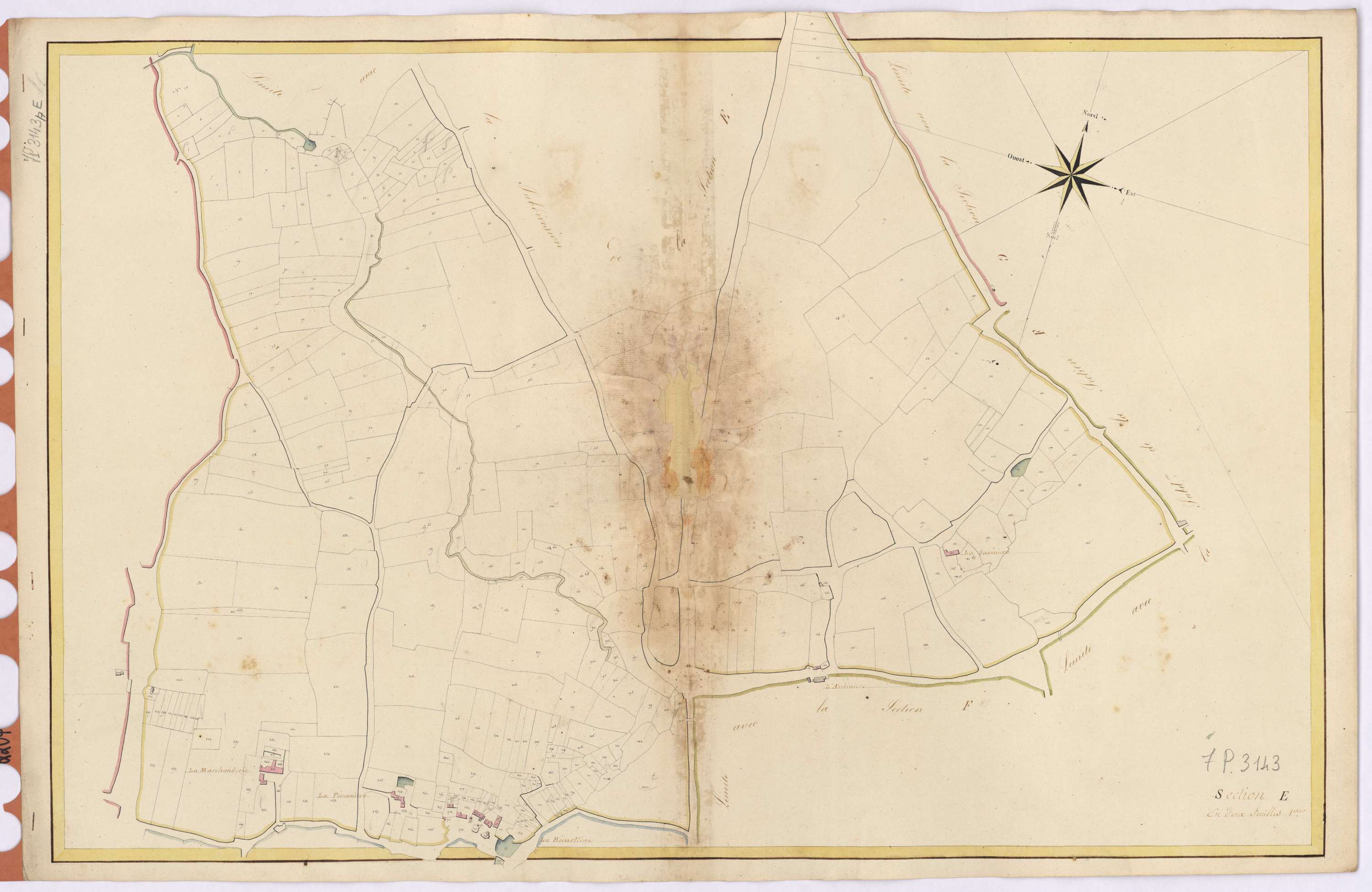Ancenis - Section E1 Marchanderie (section de La)