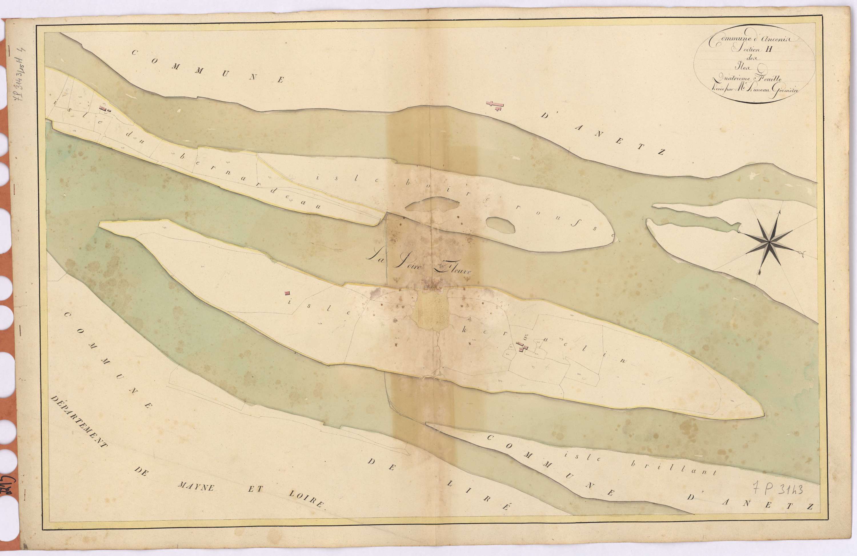 Ancenis - Section H4 Iles (section des)