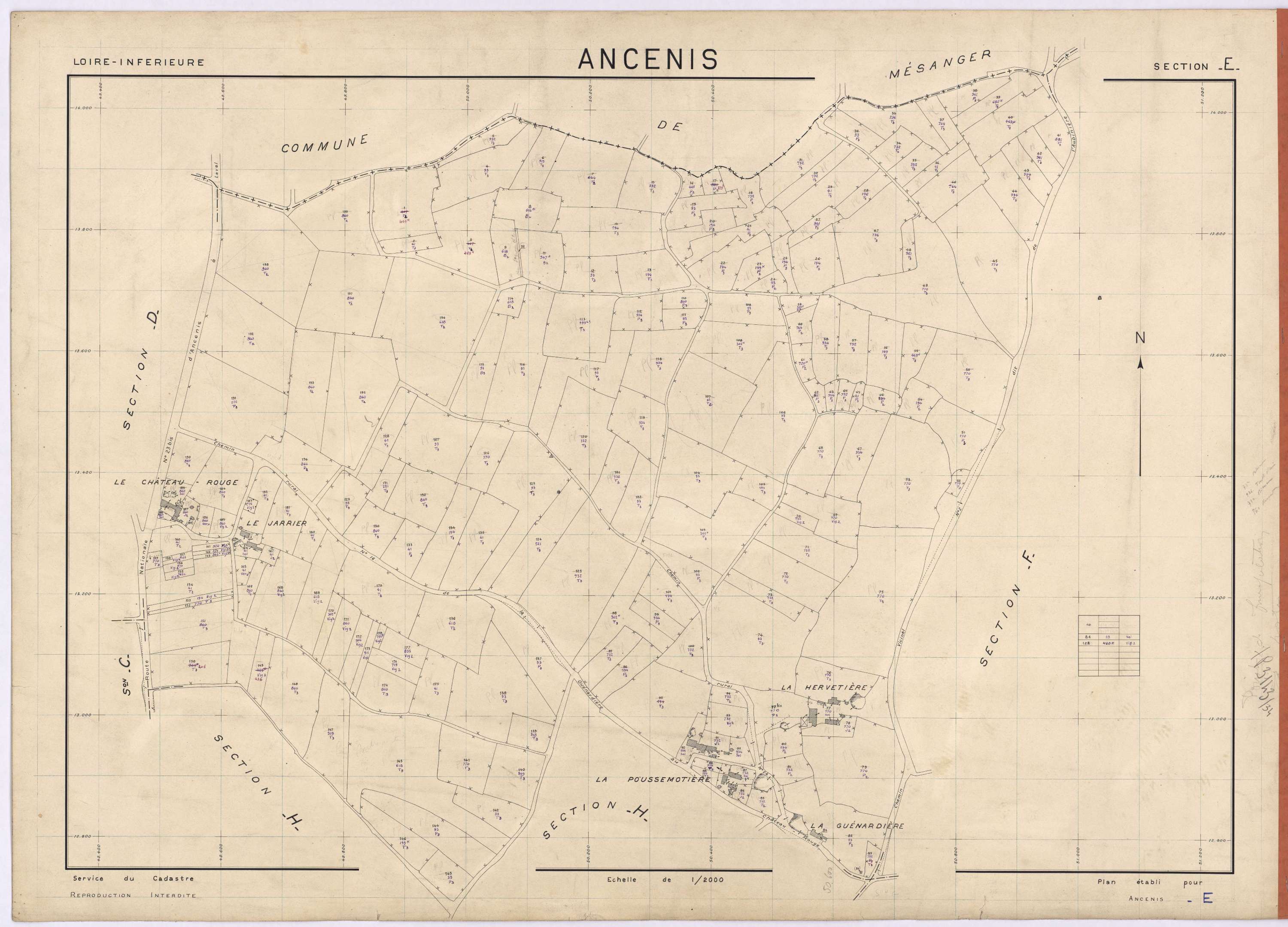 Ancenis - Section E 1-199