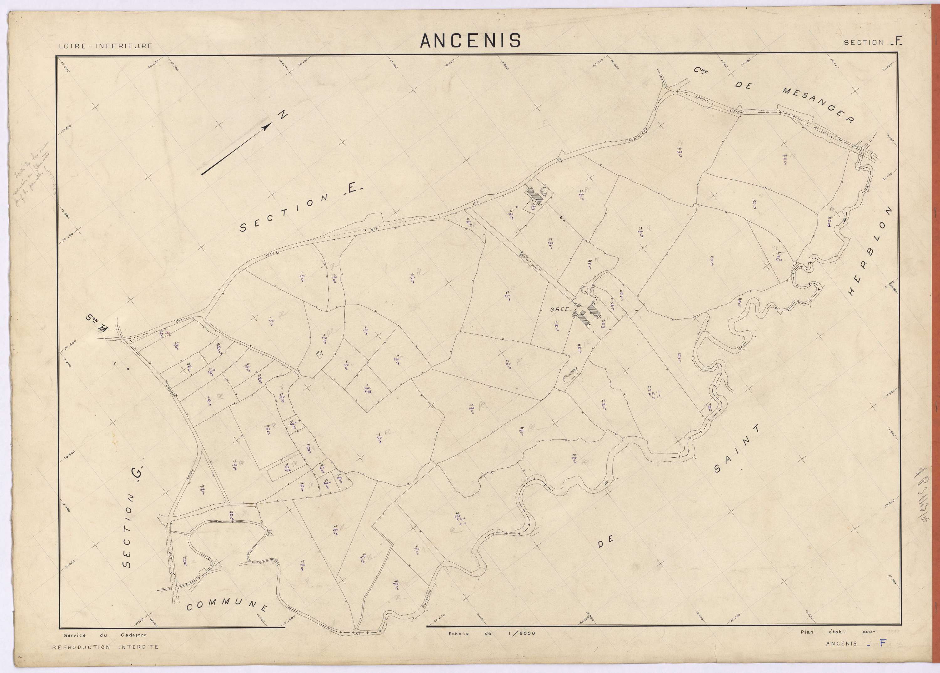 Ancenis - Section F 1-66