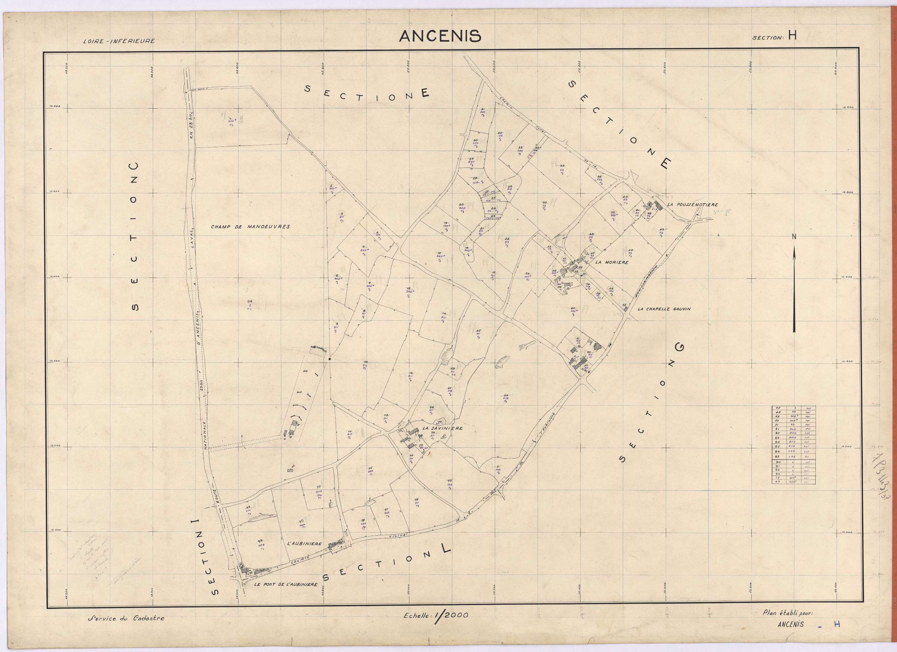 Ancenis - Section H 1-94