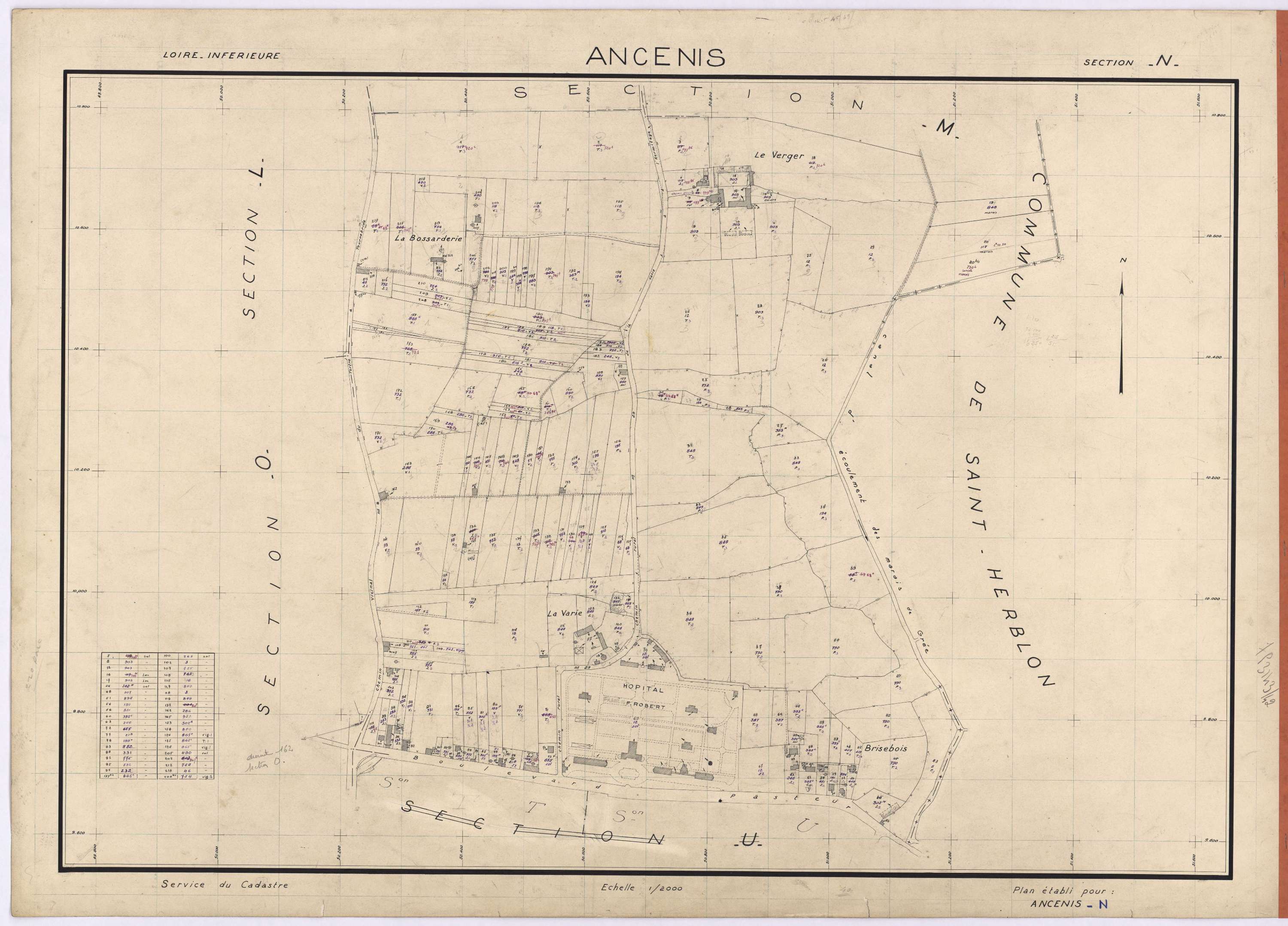 Ancenis - Section N 1-219