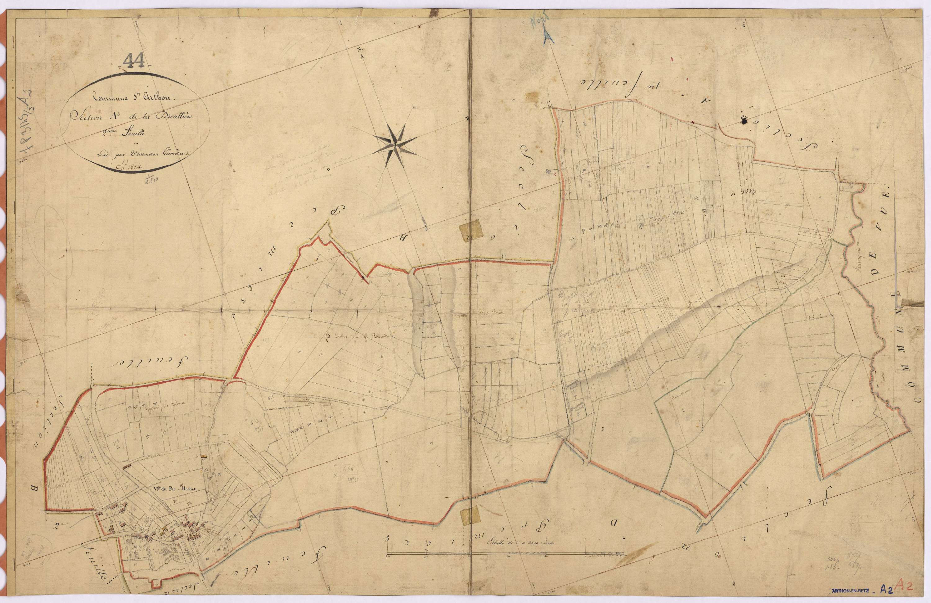 Arthon-en-Retz - Section A2 Dréallière (section de La)