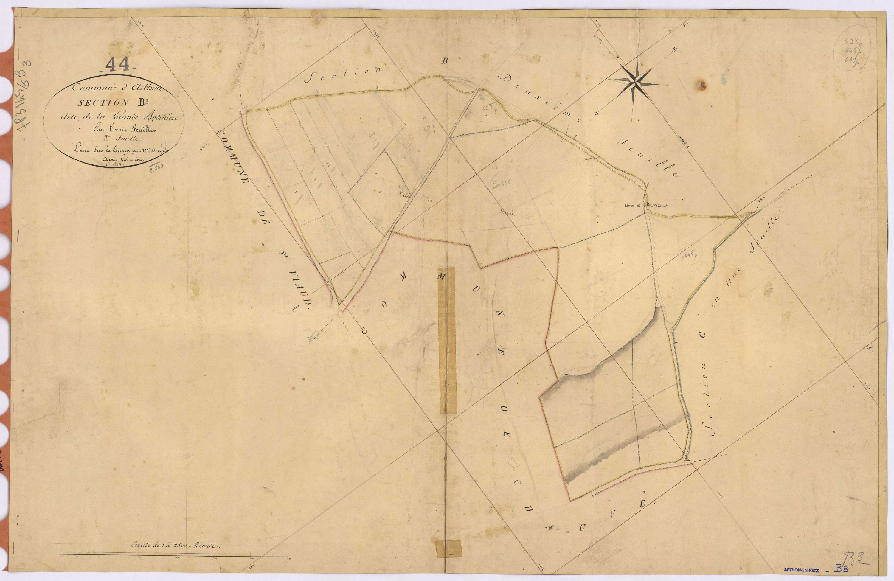 Arthon-en-Retz - Section B3 Grande-Bodinière (section de La)