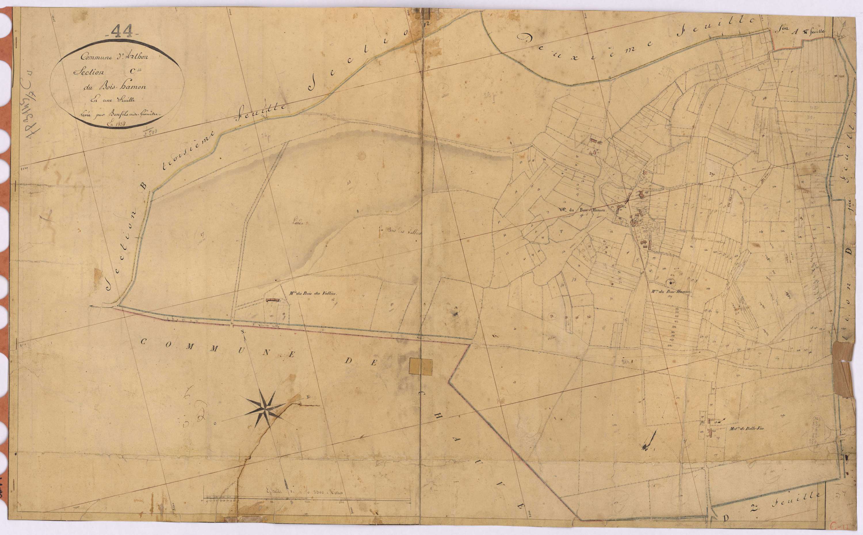 Arthon-en-Retz - Section C Bois-Hamon (section du)