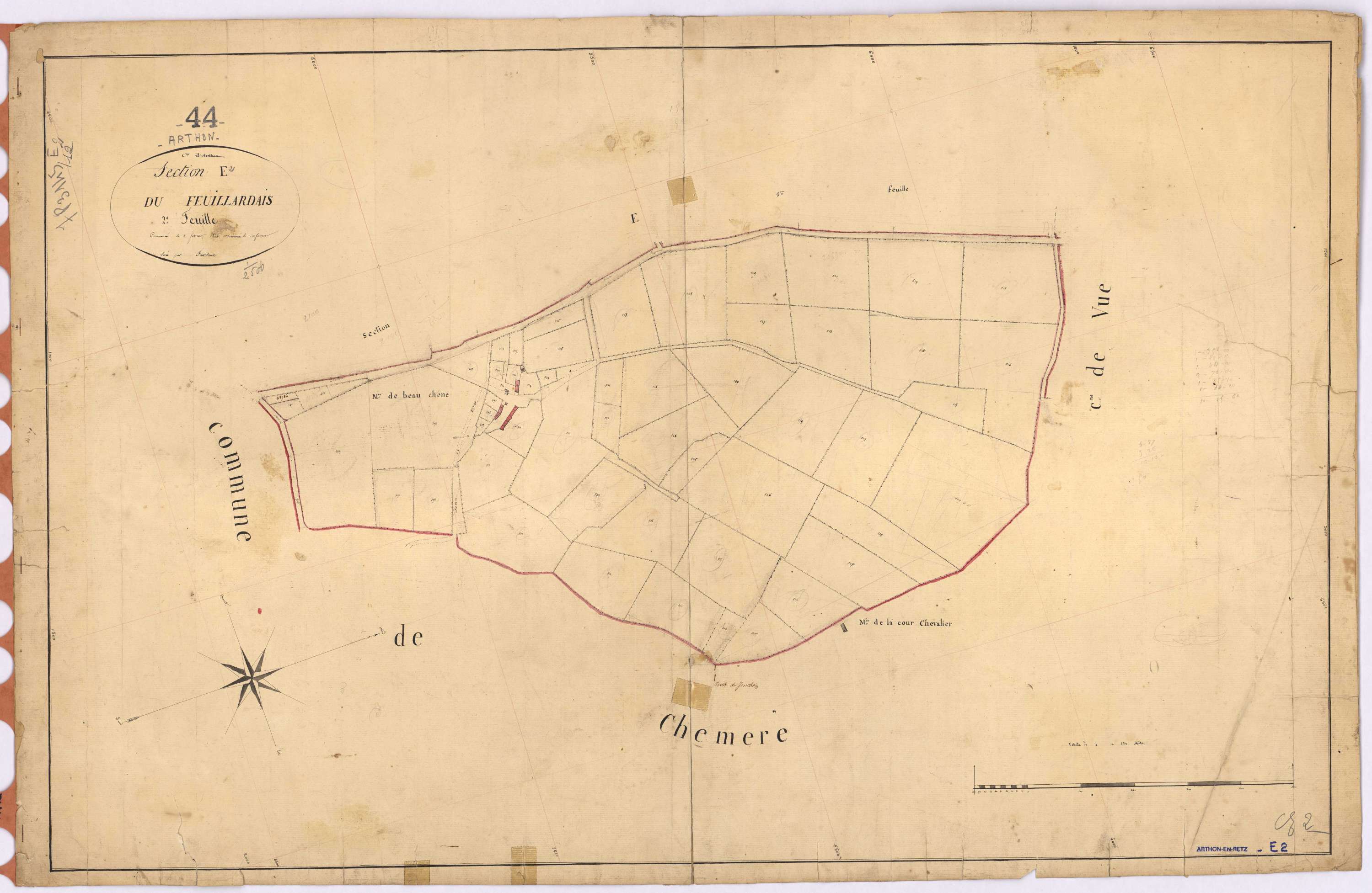 Arthon-en-Retz - Section E2 Feuillardais (section du)