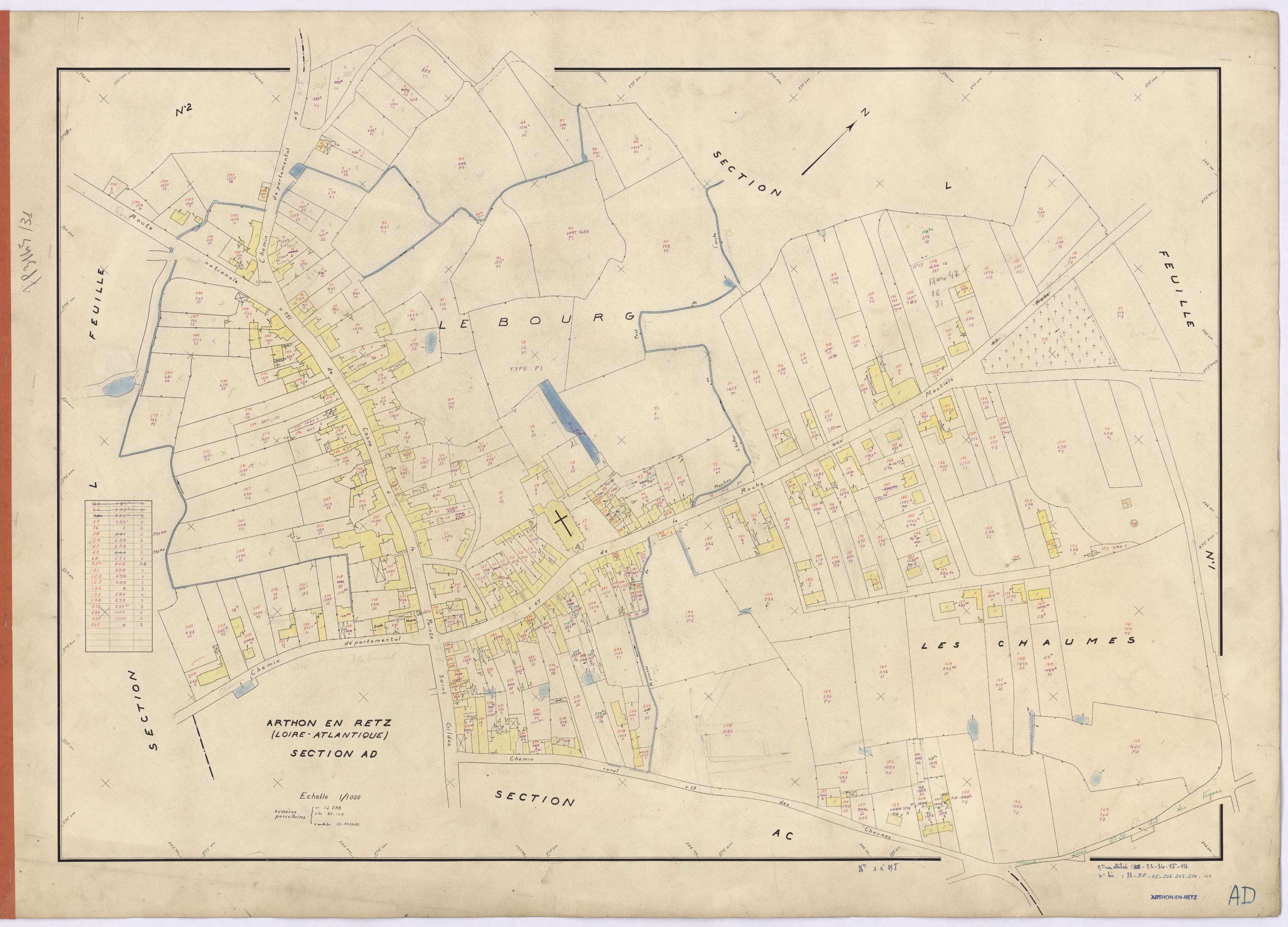 Arthon-en-Retz - Section AD 1-298