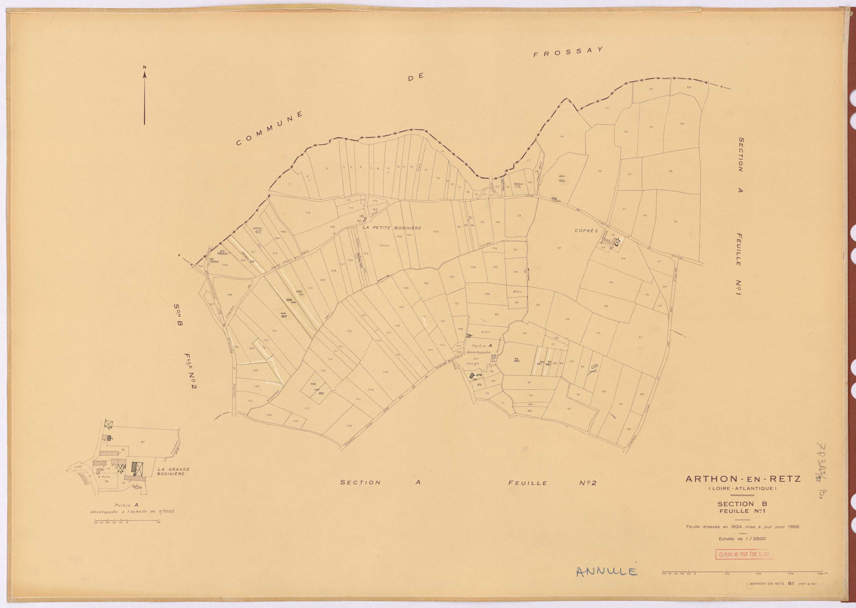 Arthon-en-Retz - Section B1 1-174