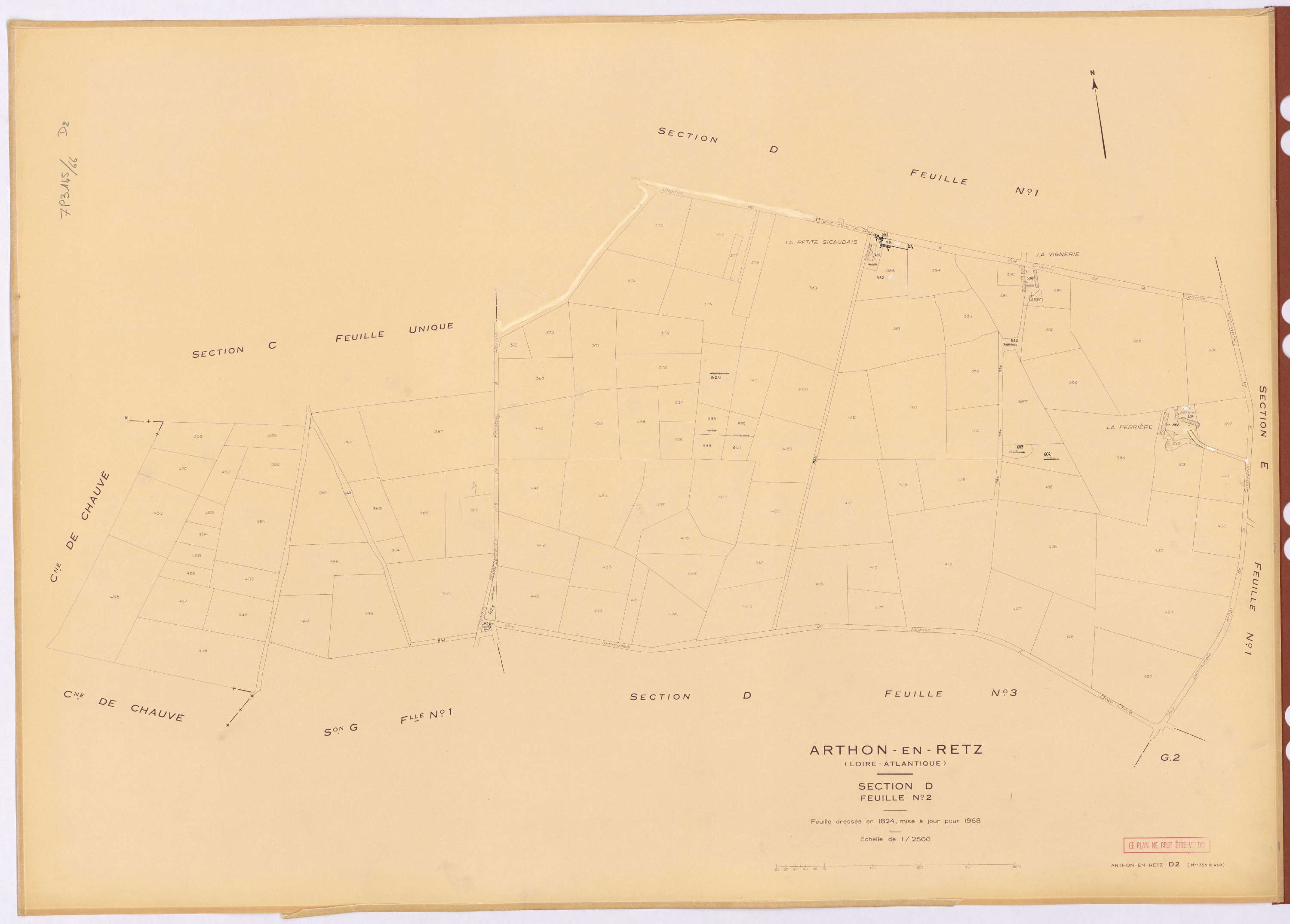 Arthon-en-Retz - Section D2 358-460