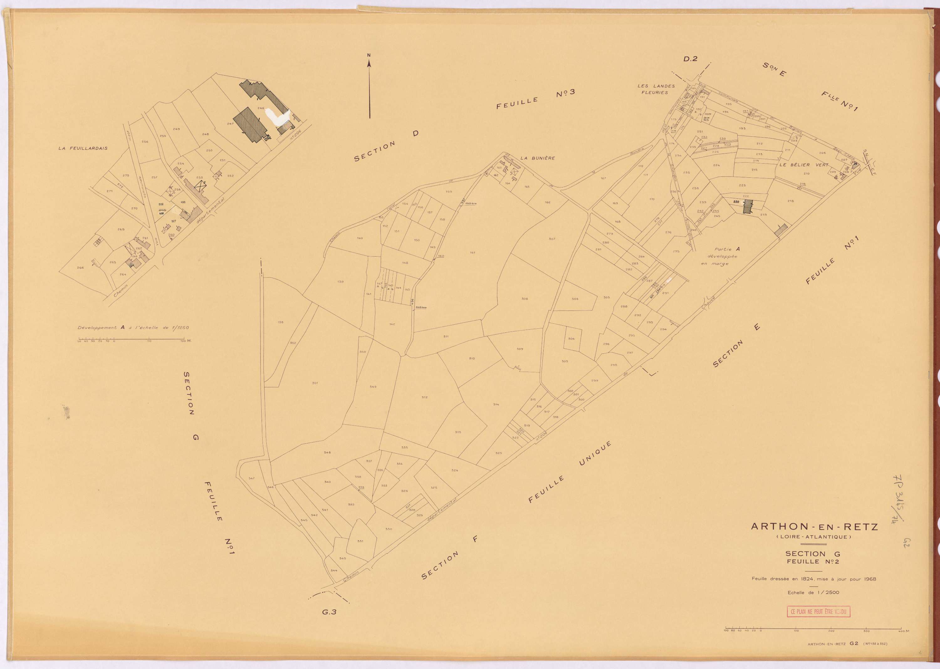 Arthon-en-Retz - Section G2 138-352