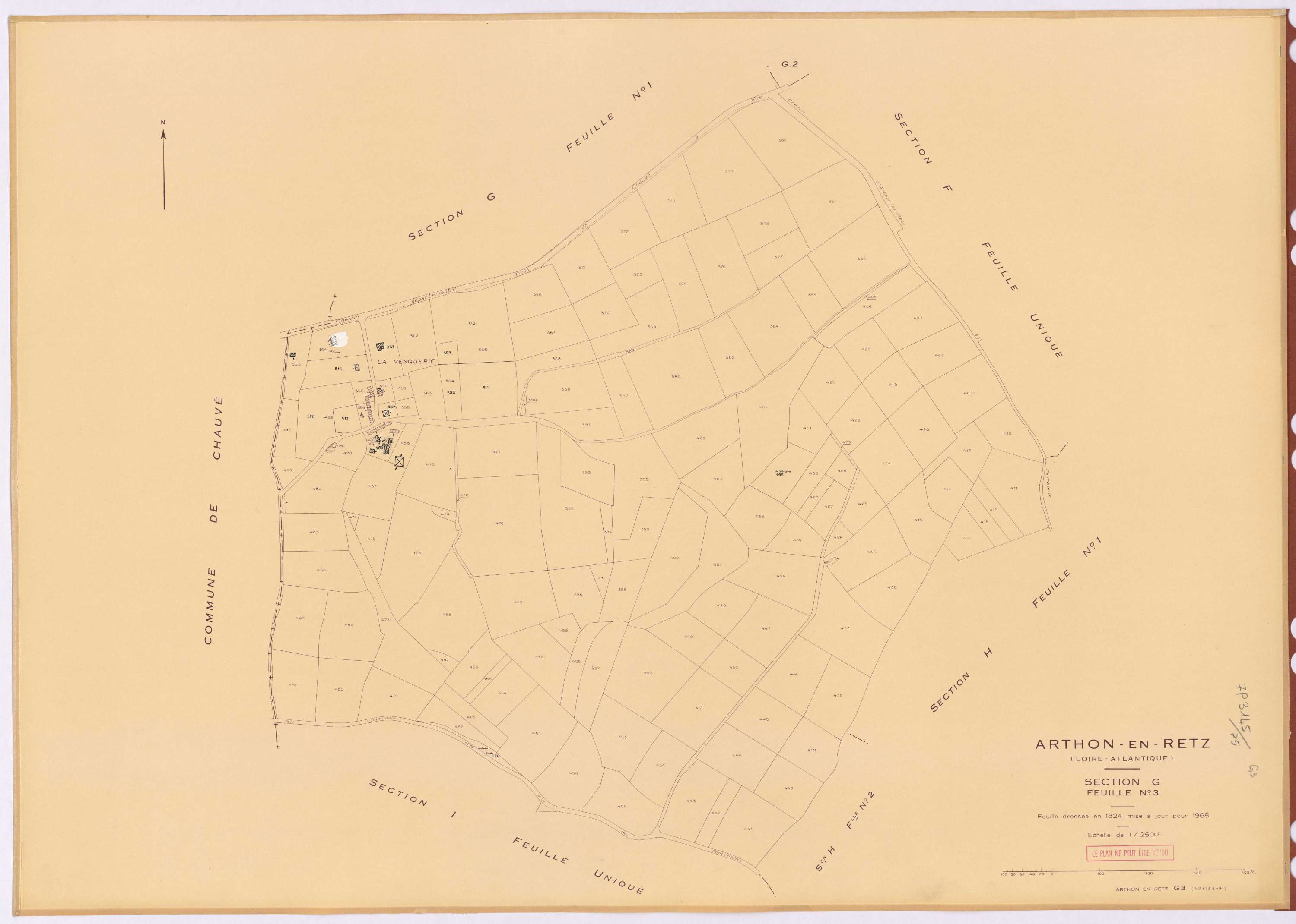 Arthon-en-Retz - Section G3 353-494