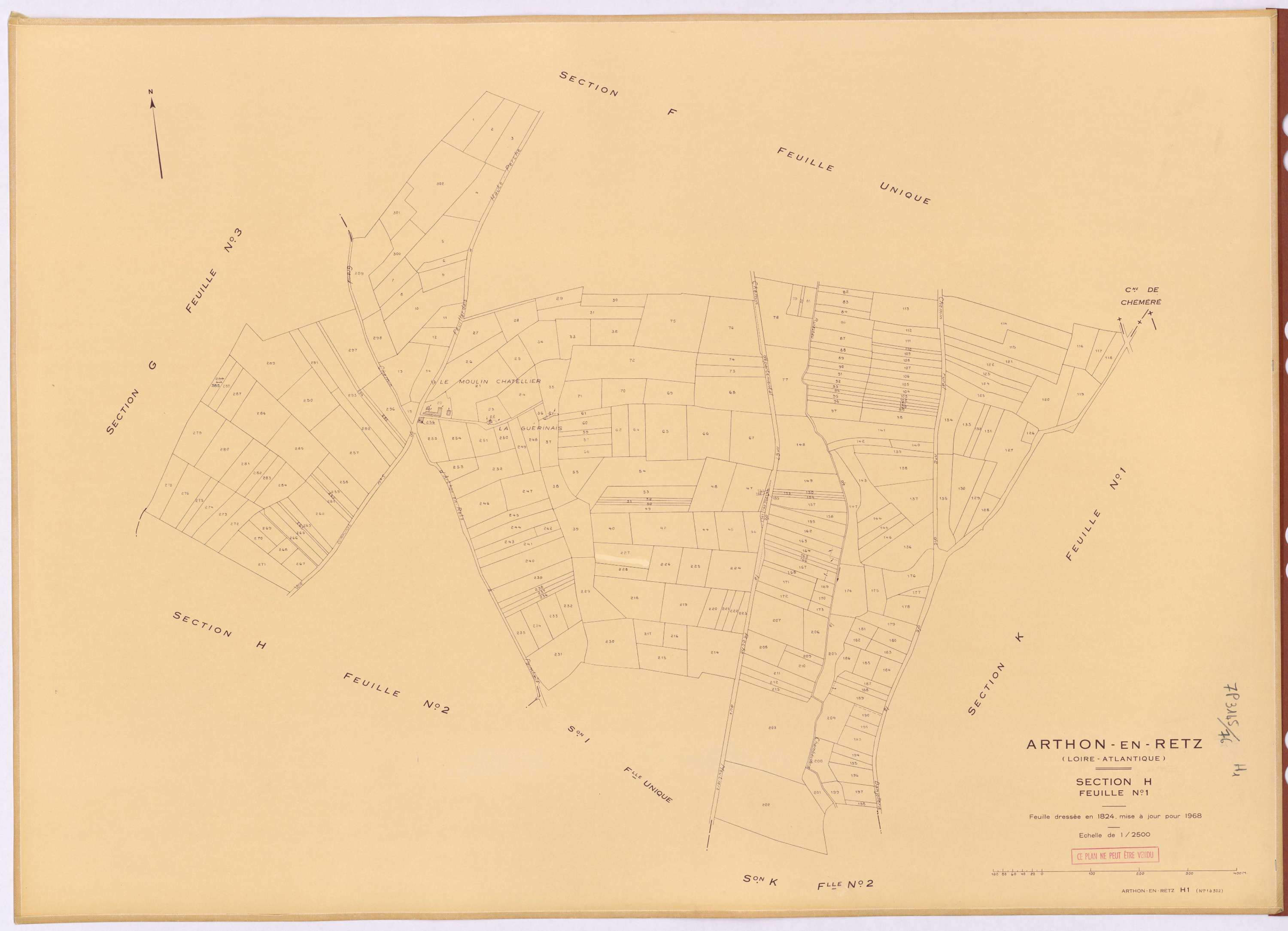 Arthon-en-Retz - Section H1 1-302