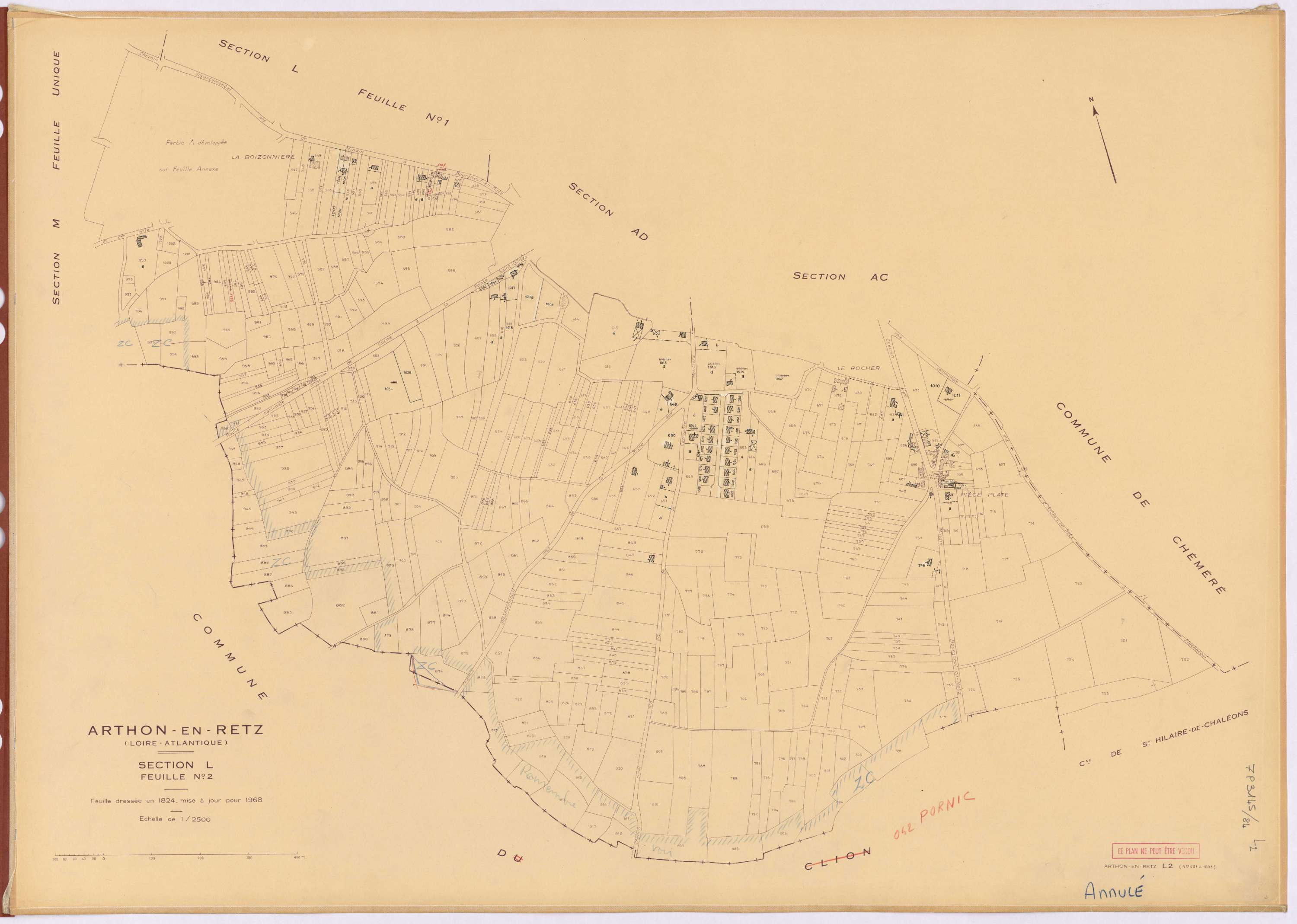 Arthon-en-Retz - Section L2 451-1003