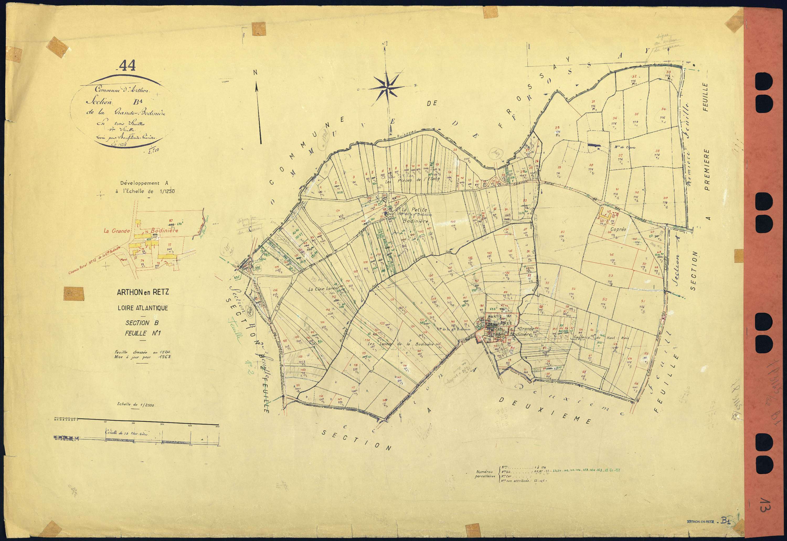 Arthon-en-Retz - Section B1 1-174