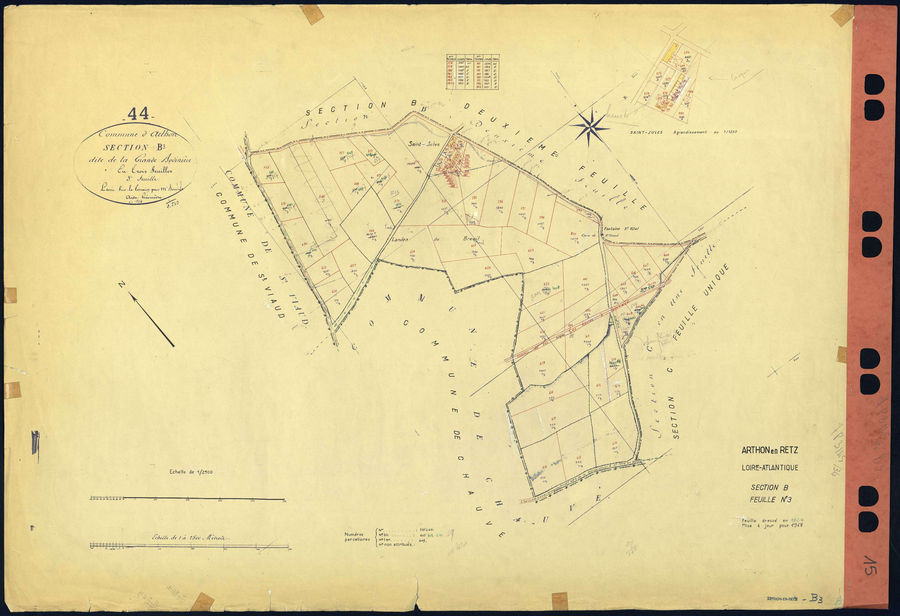 Arthon-en-Retz - Section B3 565-631
