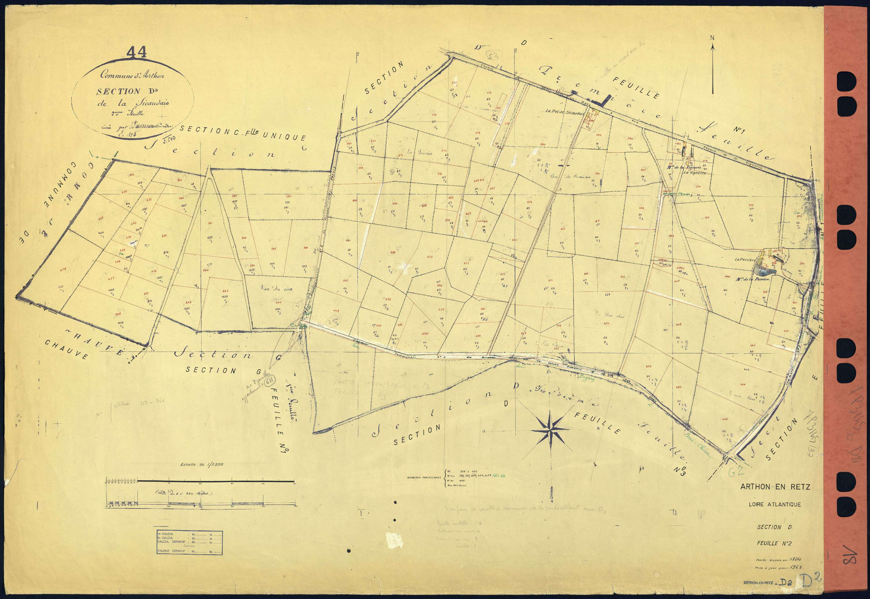 Arthon-en-Retz - Section D2 358-460