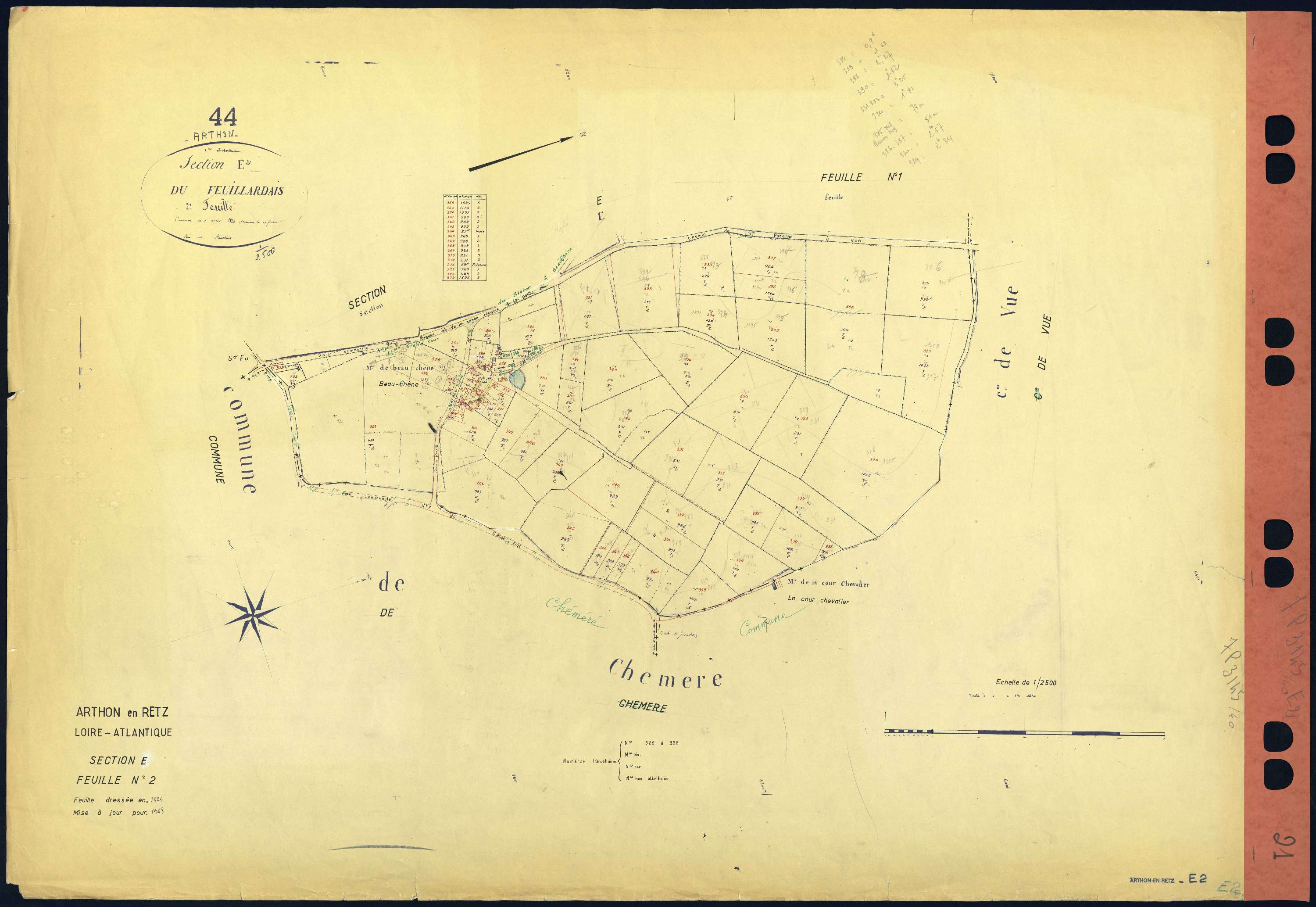 Arthon-en-Retz - Section E2 326-398