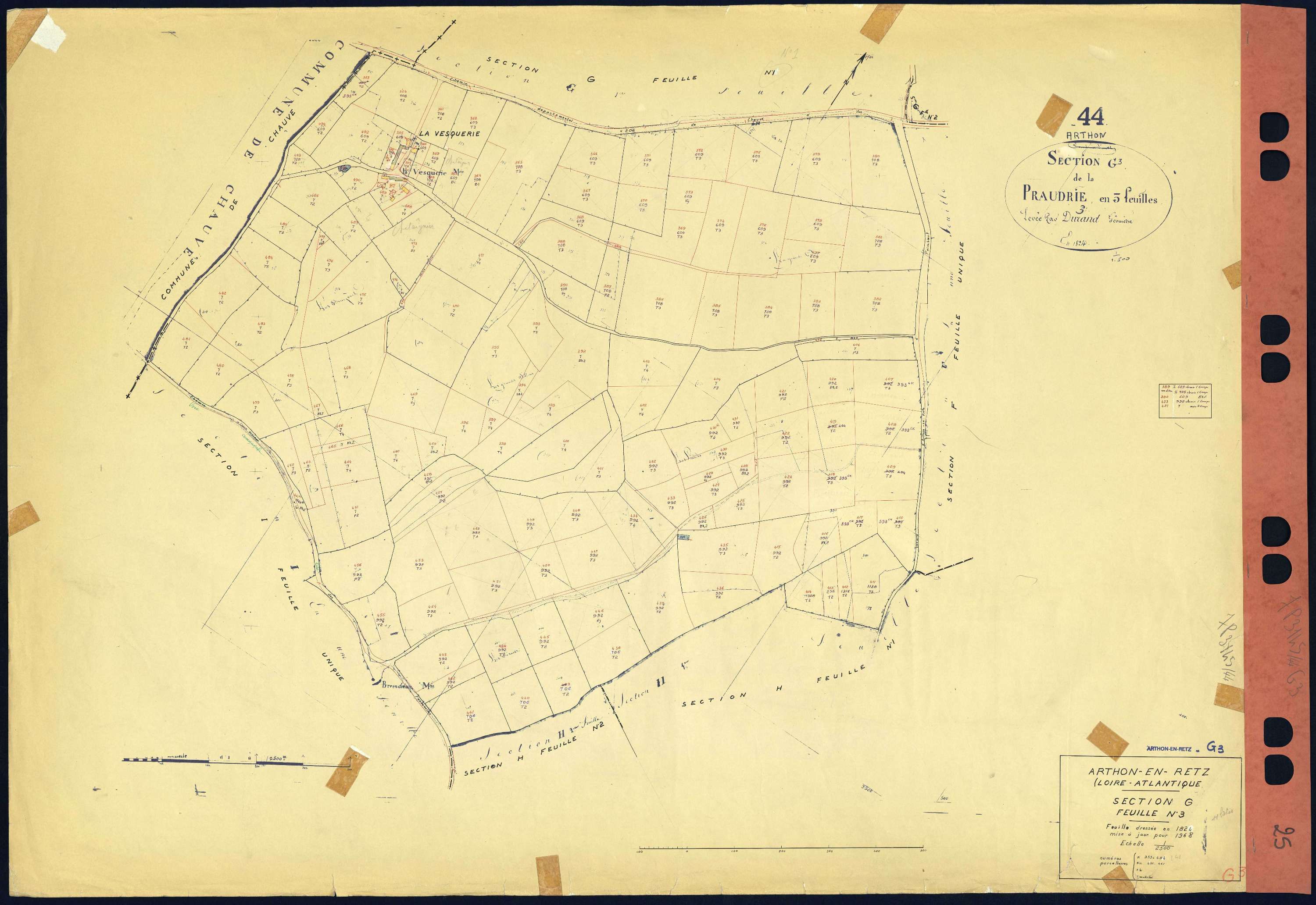 Arthon-en-Retz - Section G3 353-494