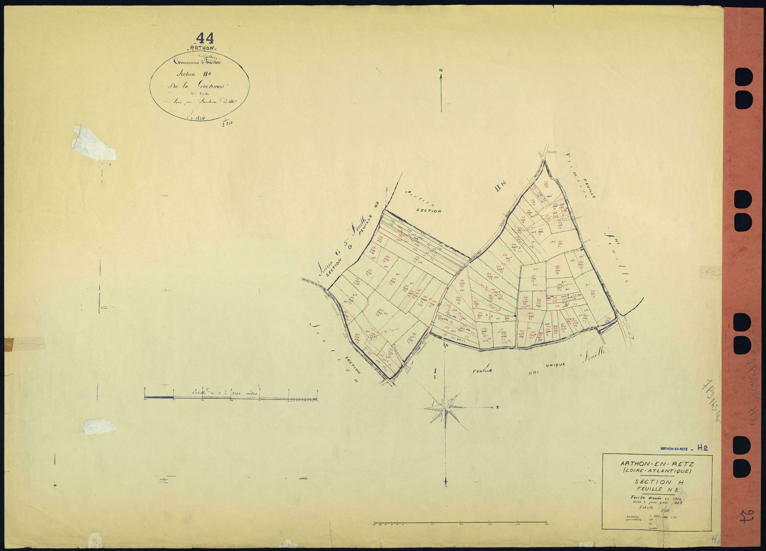 Arthon-en-Retz - Section H2 303-384
