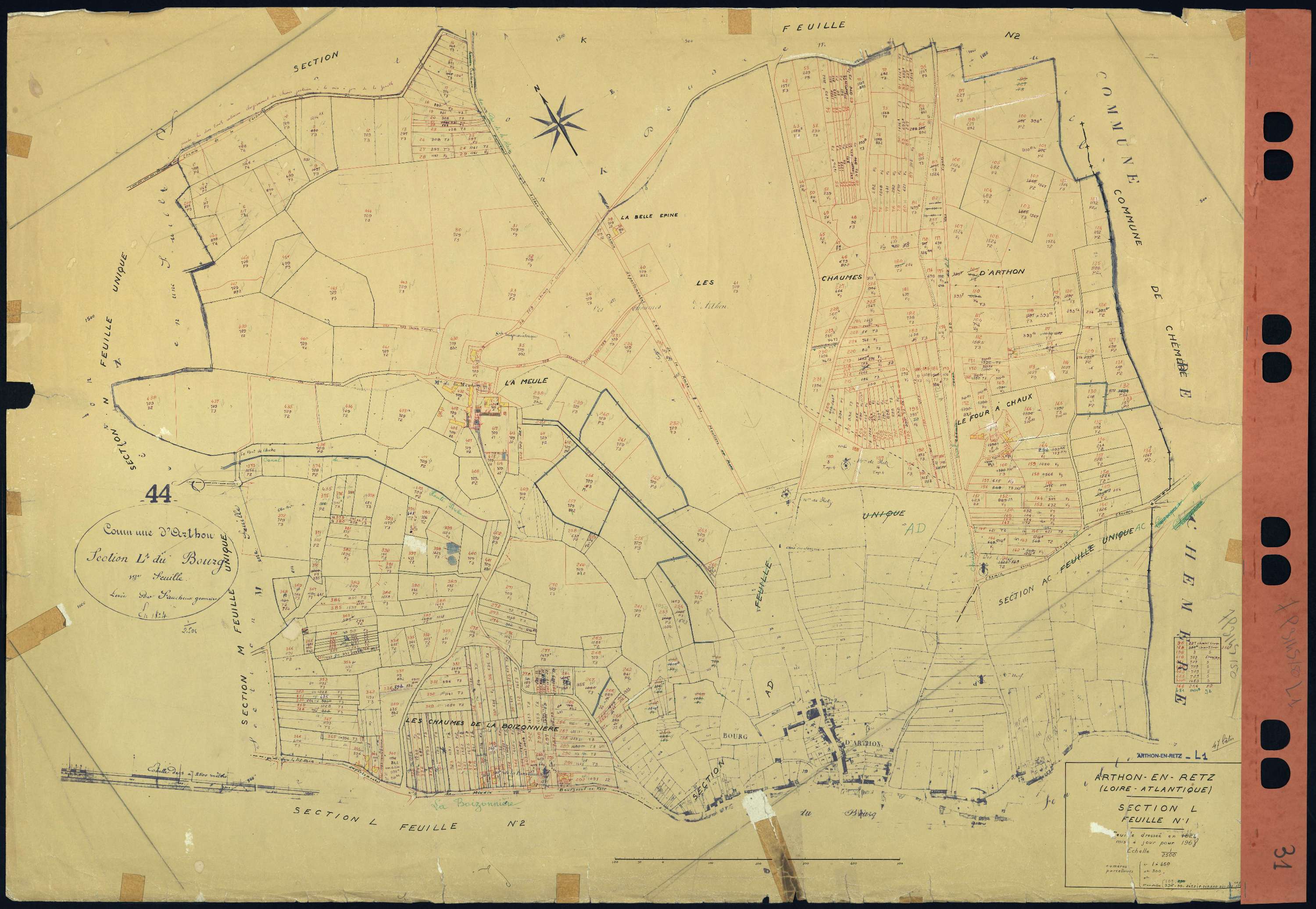 Arthon-en-Retz - Section L1 1-450