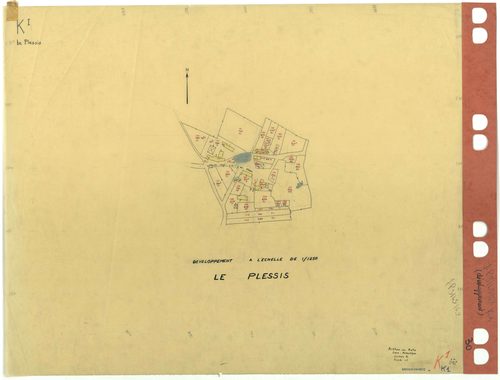 Arthon-en-Retz - Section K1 (développement) 123-155 . développement du village du Plessis