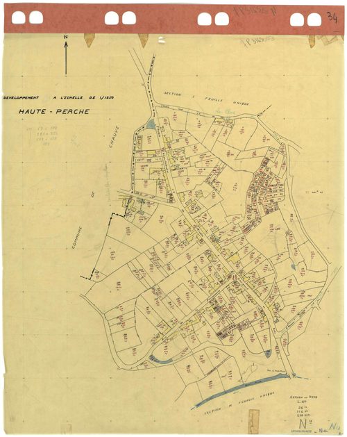 Arthon-en-Retz - Section N (développement) 1-249 . développement du village de Haute-Perche