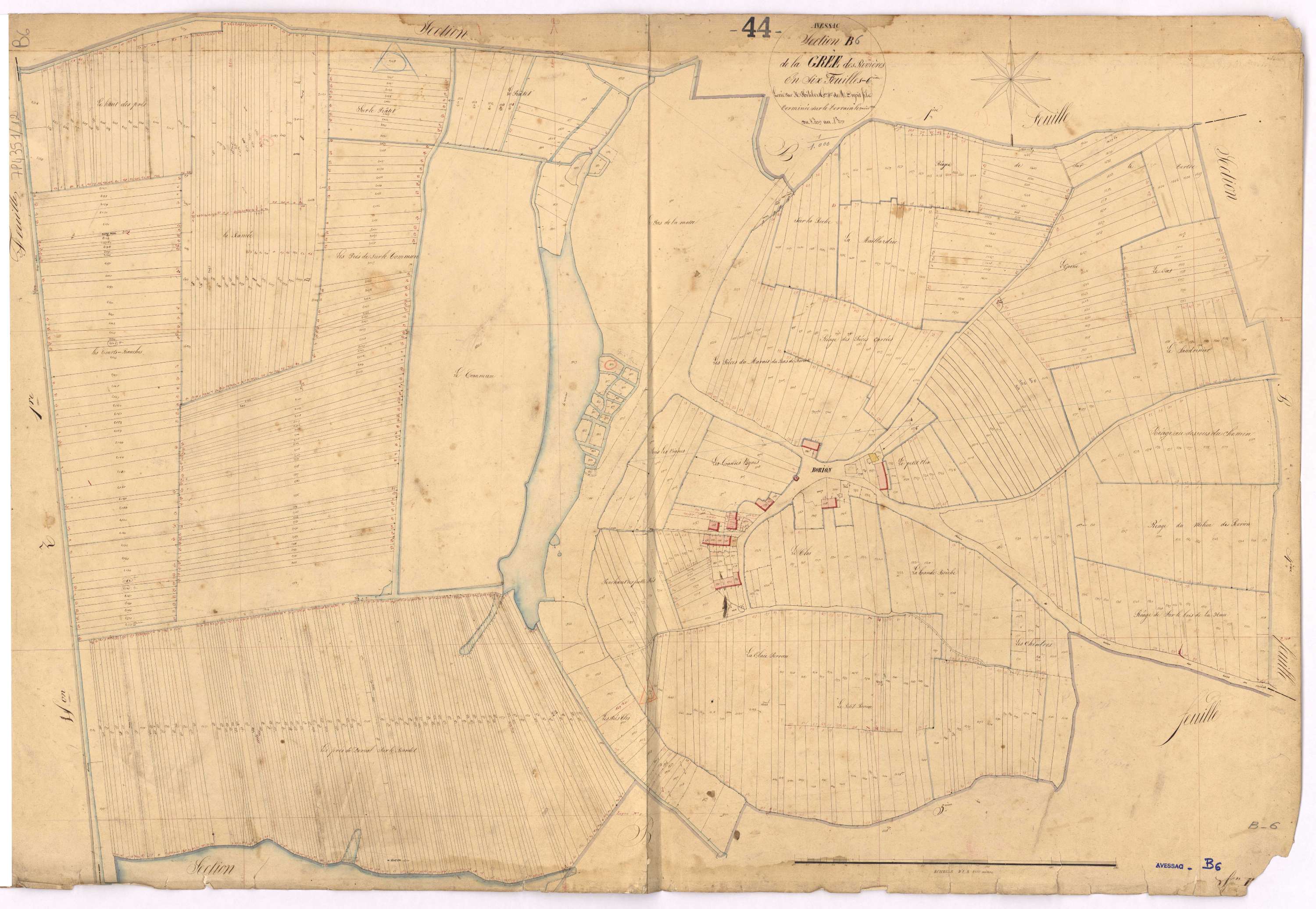 Avessac - Section B6 Grée des Rivières (section de La) ; 1439-2171