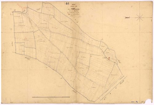 Avessac - Section B2 Grée des Rivières (section de La) ; 125-474