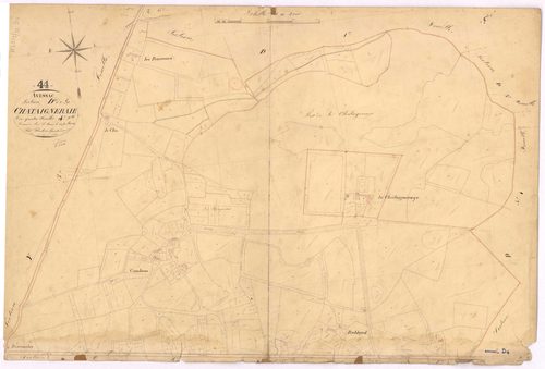 Avessac - Section D4 Chataigneraie (section de La) ; 587-817