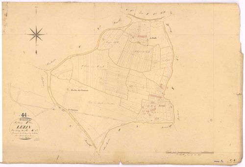 Avessac - Section F4 Lezin (section de) ; 1027-1205