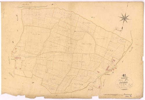 Avessac - Section F5 Lezin (section de) ; 1206-1692