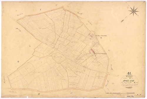 Avessac - Section G4 Rolland (section de) ; 547-888