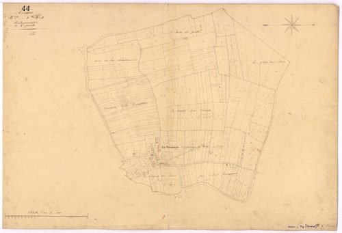 Avessac - Section N2 (développement) Ecarré (section d') ; 117-420 ; développement du village de La Triardais et de diverses parcelles