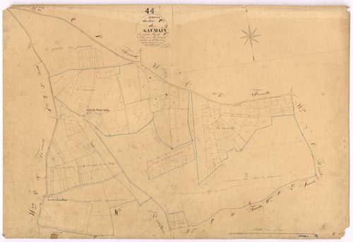 Avessac - Section P1 Gaumain (section de) ; 1-150
