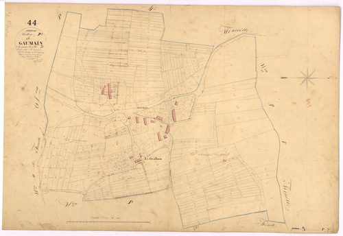 Avessac - Section P3 Gaumain (section de) ; 396-812